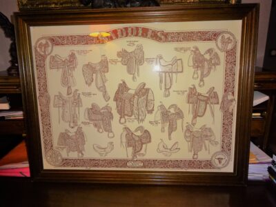 AM272 - Tableau de selles anciennes